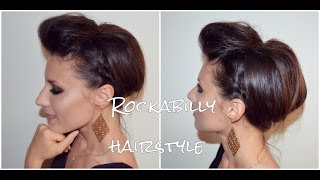 Model per floke te shkurter  Rockabilly Hairstyle [upl. by Nemhauser]