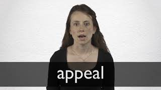 How to pronounce APPEAL in British English [upl. by Smada]