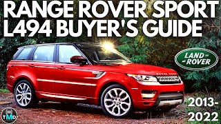 Used Range Rover Sport Buyer guide 20132022 L494 Reliability and common problems [upl. by Otte]