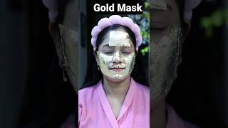 Gold Mask for Glowing Skin ✨️ shorts ytshorts beauty benatural youtubeshorts [upl. by Ecniv661]