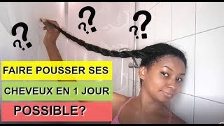 Faire pousser ses cheveux en 1 nuit  POSSIBLE ou PAS POSSIBLE [upl. by Zorana]