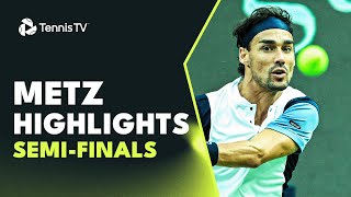 Humbert Takes on Fognini Shevchenko Faces Herbert  Metz 2023 Highlights Day 5 [upl. by Ocramed380]