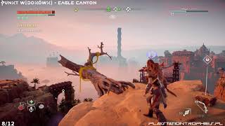 Horizon Zero Dawn  Trofeum Wszystkie punkty Widokówki  All Vantages found Trophy [upl. by Peckham]