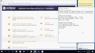 Eclipse Config For CygWin And MinGW  C Programming [upl. by Freiman]