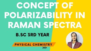 Concept of polarizability in Raman spectra  Spectroscopy  BSc 3rd year  By Priti Mam [upl. by Uolyram]