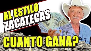 🔥💲 AL ESTILO ZACATECAS Cuanto GANA en YouTube 2024 🔥💲 [upl. by Ahkihs]