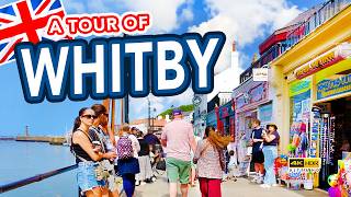 WHITBY  A tour of the fantastic seaside holiday town of Whitby England [upl. by Oab53]