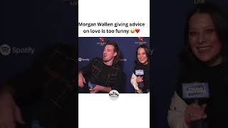 Morgan Wallen Gives LOVE Advice ❤️😂 country countrymusic MorganWallen [upl. by Akamahs]