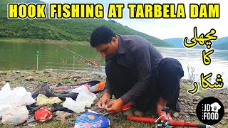 Hook Fishing At Tarbela Dam  Fishing Video JD Food Hunter [upl. by Fisuoy]