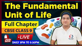 FUNDAMENTAL UNIT OF LIFE CELL  CLASS 9  NCERT  HINDI EXPLANATION  FULL CHAPTER [upl. by Annahpos]