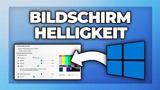 Monitor Helligkeit einstellen  Windows Bildschirm Tutorial [upl. by Nnahgiel2]