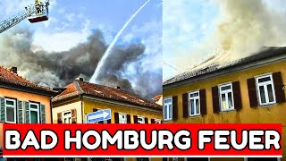 Feuer in Bad Homburger Innenstadt [upl. by Tiffani342]