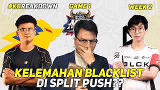 MPL PH Season 10 BLACKLIST INTERNATIONAL vs ONIC PH Game 1 TERSPLIT PUSH  KBreakdown [upl. by Adaynek]