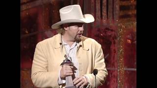 Toby Keith Wins Top Male Vocalist  ACM Awards 2001 [upl. by Sammer]