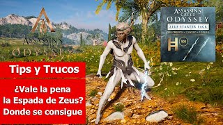 Assassins Creed Odyssey  Tips amp Trucos  ¿Vale la pena la Espada de Zeus [upl. by Arreyt]