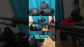 M98B spring type airsoft Y20 model airsoftmilsim shortvideo toysonly springtype pelletguns [upl. by Nimsaj]