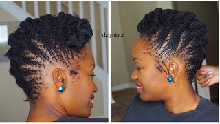 STYLING SISTERLOCKS  EASY POMPADOUR WITH 1 BOBBYPIN  LOCSNLOOSIES CURAÇAO [upl. by Clower53]