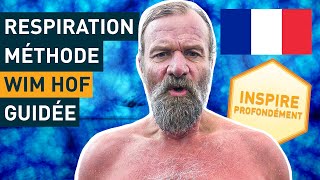 Respiration Méthode Wim Hof Guidée pour Débutants 3 Rounds Rythme Lent [upl. by Ecnedurp]