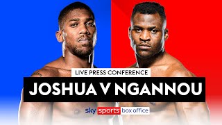 ANTHONY JOSHUA VS FRANCIS NGANNOU 🔥  Live Press Conference [upl. by Longerich]