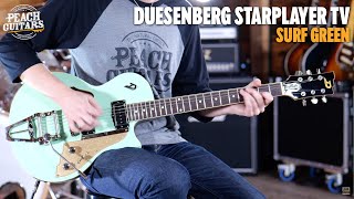 No TalkingJust Tones  Duesenberg Starplayer TV Surf Green [upl. by Verney]