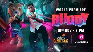 Buddy Hindi Glimpse  Allu Sirish Gayatri Bharadwaj  16th Nov 8PM  Colors Cineplex  Jio Cinema [upl. by Nilved880]