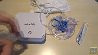 Inhalator kompresorowy Microlife NEB 200  unboxing [upl. by Enirehtacyram893]