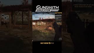 TEST SHOOTING GLOCK 17  GUNSMITH SIMULATOR pov shorts gunsmithsimulator guns steam glock17 [upl. by Apple]