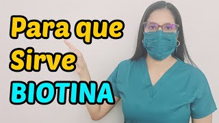 BIOTINA que es y para que sirve [upl. by Schoening956]