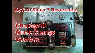 Myford Super 7 Lathe Restoration Chapter 10 [upl. by Nosyrb]