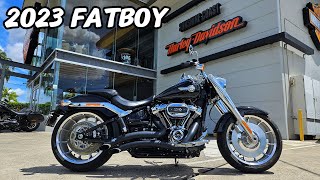 HarleyDavidson 2023 Fatboy Review  Ride along and personal opinion [upl. by Jarrid644]