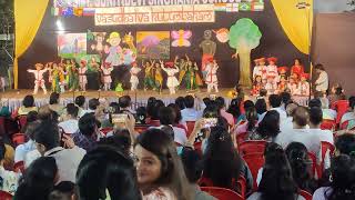 Aarohis school parents day Junior KG performance 9th Feb 23 Aai bhavani song [upl. by Inihor]