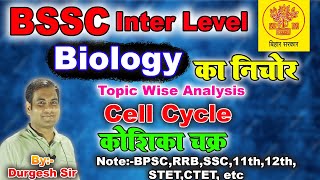 Cell Cycle कोशिकाचक्रdurgeshsir bssc bsscinterlevel importantquestionscytologydurgeshsir [upl. by Mintun236]