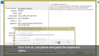 Using MTK DROID TOOLS to backup and restore IMEI [upl. by Turne755]