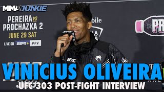 Vinicius Oliveira Calls Out Umar Nurmagomedov He Must Be Scared of Me He Keeps Running  UFC 303 [upl. by Laro]