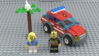 LEGO Fire Chief Car 60001 build amp review [upl. by Alejandra]