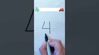 How to draw a Car easy  Step by step Drawing for kids 🚗 [upl. by Fedak]