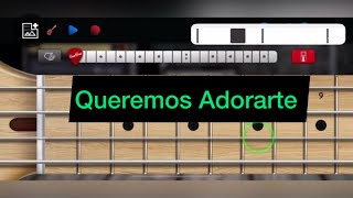 Queremos adorarte Cover Bajo [upl. by Tsyhtema]