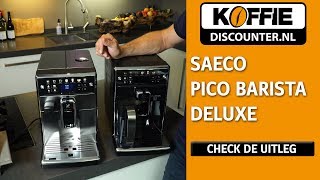 Saeco Pico Baristo Deluxe bij Koffiediscounter Check de productvideo van Tom Coronel [upl. by Nowahs]