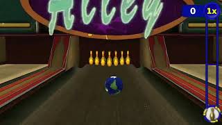 Gutterball Golden Pin Bowling Perfect Game [upl. by Assehc470]