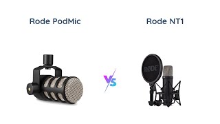 Rode PodMic vs Rode NT1  Which Microphone is Right for You [upl. by Tennek]