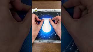 Im drawing a magical Christmas light bulb 🎄✍️ lWhat do you think  christmas oilpastels [upl. by Mavilia]