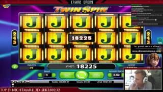 Twin spin  Big win  full screen  netent slot [upl. by Hefter]