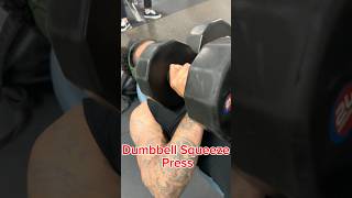 Dumbbell squeeze press chestworkout fitness gymshorts m [upl. by Rengia464]