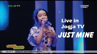 JUST MINE Single kedua Fidella Jasmine di Live Ceria Anak jogjatvtv [upl. by Axel]