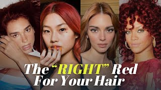 How to Choose the RIGHT Red Hair Color based on your Color Season [upl. by Painter]