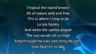 Madonna  La Isla Bonita Lyrics In Video [upl. by Asiralc]