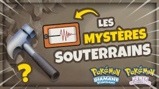 Les MYSTÈRES des GRANDS SOUTERRAINS de Pokémon Diamant Étincelant  Perle Scintillante ANALYSE [upl. by Anicnarf]