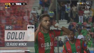 Goal  Golo Cláudio Winck Marítimo 10 FC Vizela Liga 2223 33 [upl. by Ingmar]