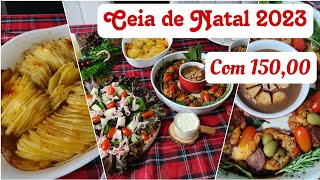 Ceia de Natal completa e econômica para 2023 Faça uma ceia deliciosa sem gastar muito ceiadenatal [upl. by Sadnalor272]