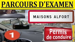 Examen Parcours Permis MaisonAlfort 1 [upl. by Hillman]